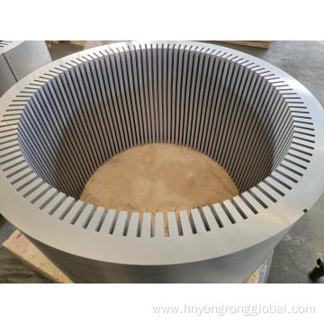 Stator lamination for large drive motor